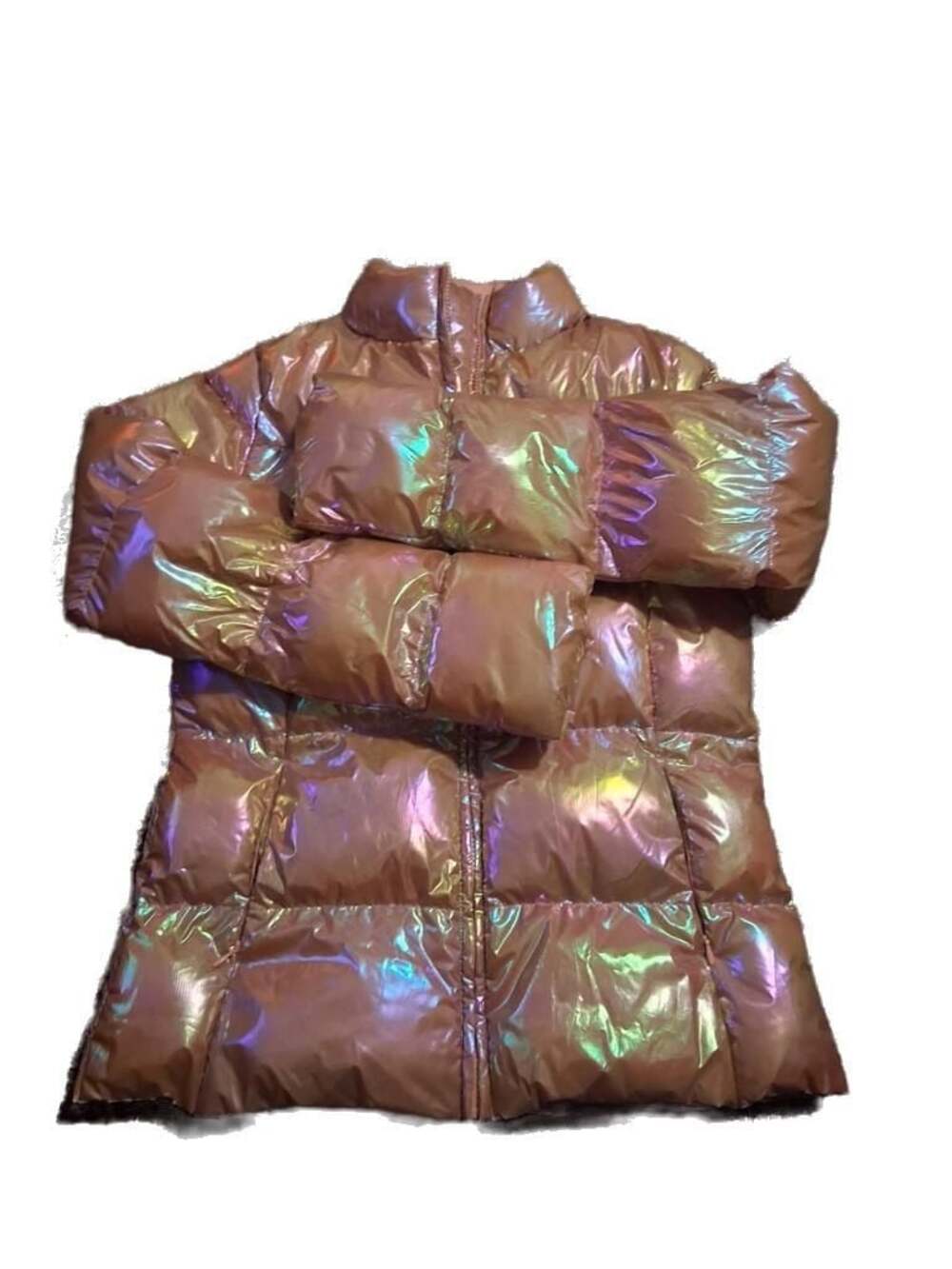 Fabletics Palmer Shine Puffer Jacket Iridescent C… - image 2